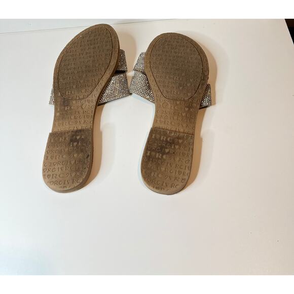 Rock & Candy By Zigi Rhinestone Flat Sandal Slide - Picture 11 of 13